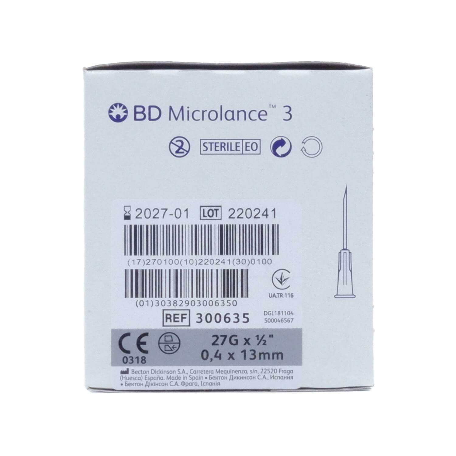 Microlance 27g